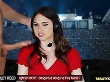 sexy news reporter riley reid
