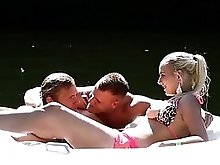 Bisexual hunk sucks cock
