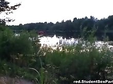 Outdoor orgy in the woods
