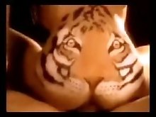 The tiger sucks