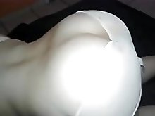 Meu marido me alisa de quatro com calcinha e sutia